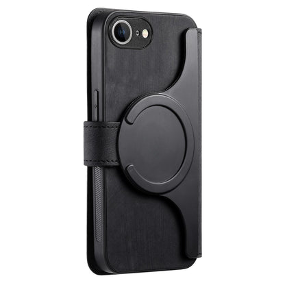 iPhone 16e Retro Leather Phone Case with Enhanced MagSafe Wireless Charging, RFID Anti-theft Protection, Kickstand & Magnetic Lock Wallet Cover