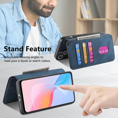 For vivo Y3T Retro Leather Phone Case with Enhanced MagSafe Wireless Charging, RFID Anti-theft Protection, Kickstand & Magnetic Lock Wallet Cover