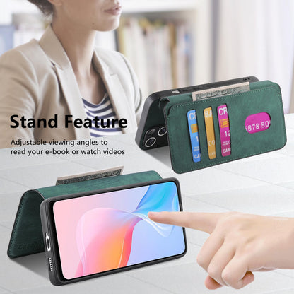 For vivo Y3T Retro Leather Phone Case with Enhanced MagSafe Wireless Charging, RFID Anti-theft Protection, Kickstand & Magnetic Lock Wallet Cover