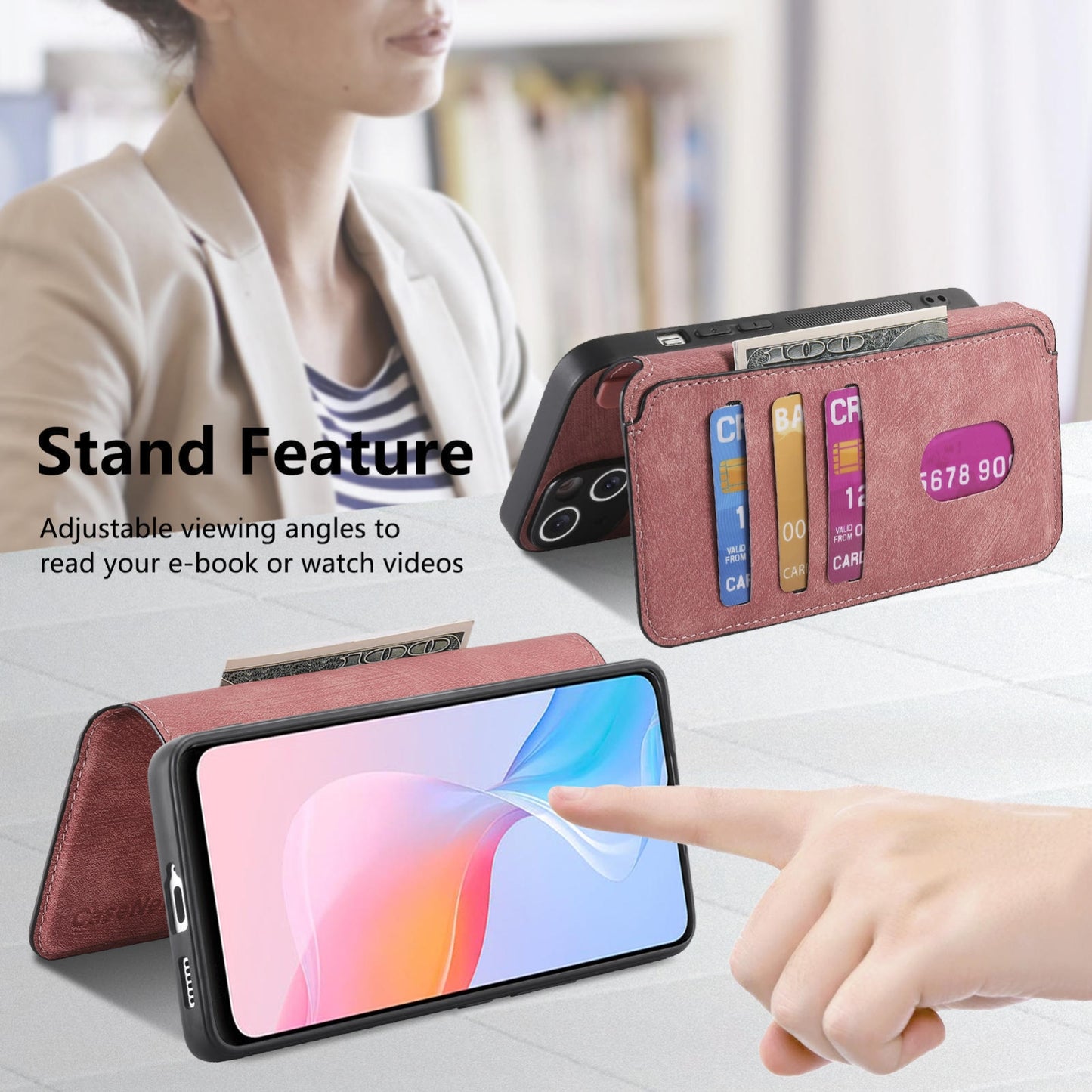 For vivo Y3T Retro Leather Phone Case with Enhanced MagSafe Wireless Charging, RFID Anti-theft Protection, Kickstand & Magnetic Lock Wallet Cover