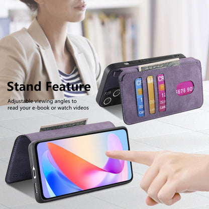 Honor X6a Retro Leather Phone Case with Enhanced MagSafe Wireless Charging, RFID Anti-theft Protection, Kickstand & Magnetic Lock Wallet Cover