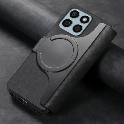 Honor X8b Retro Leather Phone Case with Enhanced MagSafe Wireless Charging, RFID Anti-theft Protection, Kickstand & Magnetic Lock Wallet Cover