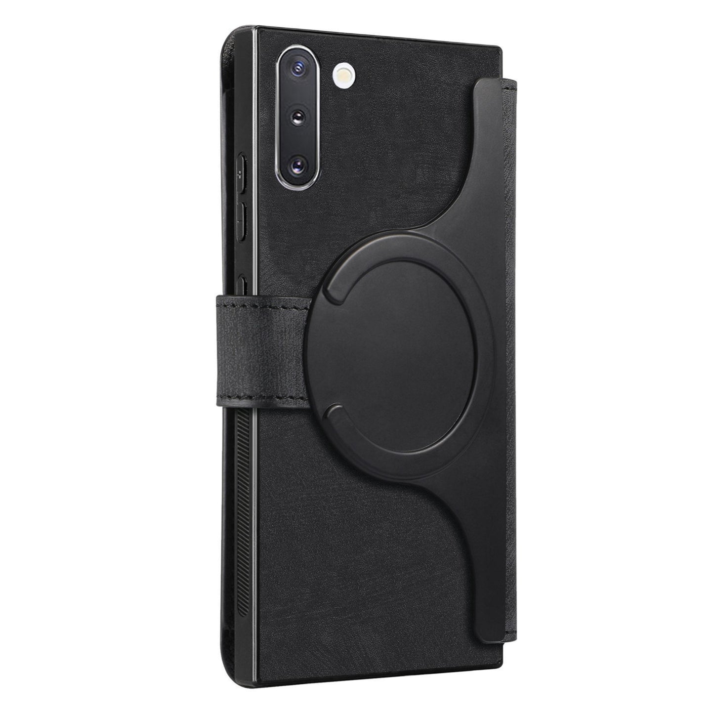 Samsung Galaxy Note10 Retro Leather Phone Case with Enhanced MagSafe Wireless Charging, RFID Anti-theft Protection, Kickstand & Magnetic Lock Wallet Cover