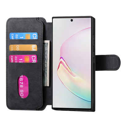 Samsung Galaxy Note10 Retro Leather Phone Case with Enhanced MagSafe Wireless Charging, RFID Anti-theft Protection, Kickstand & Magnetic Lock Wallet Cover