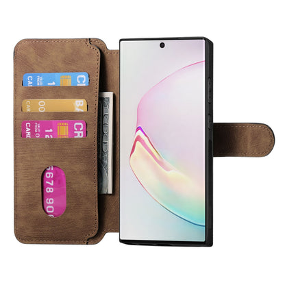 Samsung Galaxy Note10 Retro Leather Phone Case with Enhanced MagSafe Wireless Charging, RFID Anti-theft Protection, Kickstand & Magnetic Lock Wallet Cover
