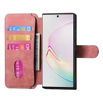 Samsung Galaxy Note10 Retro Leather Phone Case with Enhanced MagSafe Wireless Charging, RFID Anti-theft Protection, Kickstand & Magnetic Lock Wallet Cover