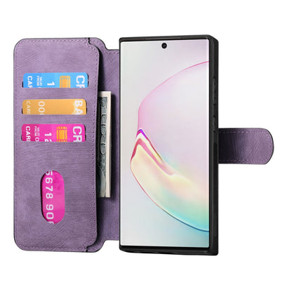Samsung Galaxy Note10 Retro Leather Phone Case with Enhanced MagSafe Wireless Charging, RFID Anti-theft Protection, Kickstand & Magnetic Lock Wallet Cover