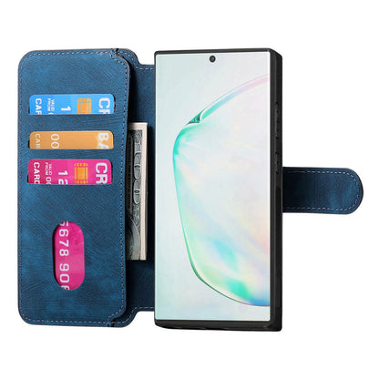 Samsung Galaxy Note10+ Retro Leather Phone Case with Enhanced MagSafe Wireless Charging, RFID Anti-theft Protection, Kickstand & Magnetic Lock Wallet Cover