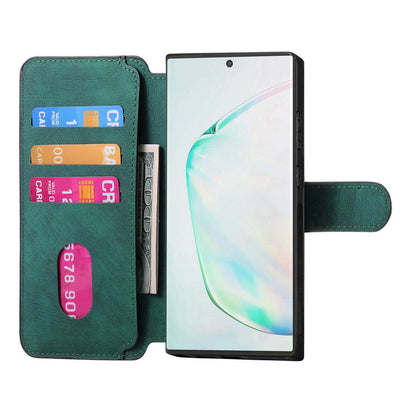 Samsung Galaxy Note10+ Retro Leather Phone Case with Enhanced MagSafe Wireless Charging, RFID Anti-theft Protection, Kickstand & Magnetic Lock Wallet Cover
