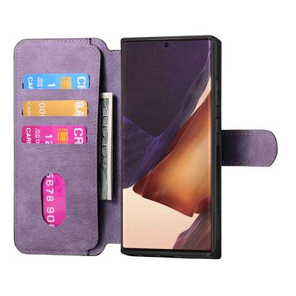 Samsung Galaxy Note20 Ultra Retro Leather Phone Case with Enhanced MagSafe Wireless Charging, RFID Anti-theft Protection, Kickstand & Magnetic Lock Wallet Cover