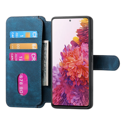 Samsung Galaxy S20 FE Retro Leather Phone Case with Enhanced MagSafe Wireless Charging, RFID Anti-theft Protection, Kickstand & Magnetic Lock Wallet Cover