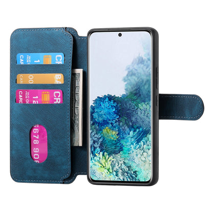 Samsung Galaxy S20+ Retro Leather Phone Case with Enhanced MagSafe Wireless Charging, RFID Anti-theft Protection, Kickstand & Magnetic Lock Wallet Cover