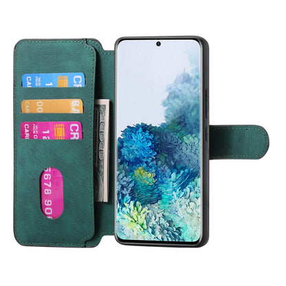 Samsung Galaxy S20+ Retro Leather Phone Case with Enhanced MagSafe Wireless Charging, RFID Anti-theft Protection, Kickstand & Magnetic Lock Wallet Cover