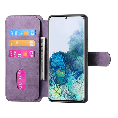 Samsung Galaxy S20+ Retro Leather Phone Case with Enhanced MagSafe Wireless Charging, RFID Anti-theft Protection, Kickstand & Magnetic Lock Wallet Cover