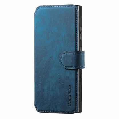 Samsung Galaxy S25 Ultra 5G Retro Leather Phone Case with Enhanced MagSafe Wireless Charging, RFID Anti-theft Protection, Kickstand & Magnetic Lock Wallet Cover