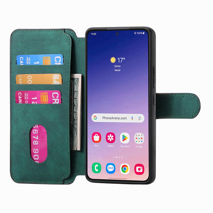 Samsung Galaxy S25+ 5G Retro Leather Phone Case with Enhanced MagSafe Wireless Charging, RFID Anti-theft Protection, Kickstand & Magnetic Lock Wallet Cover