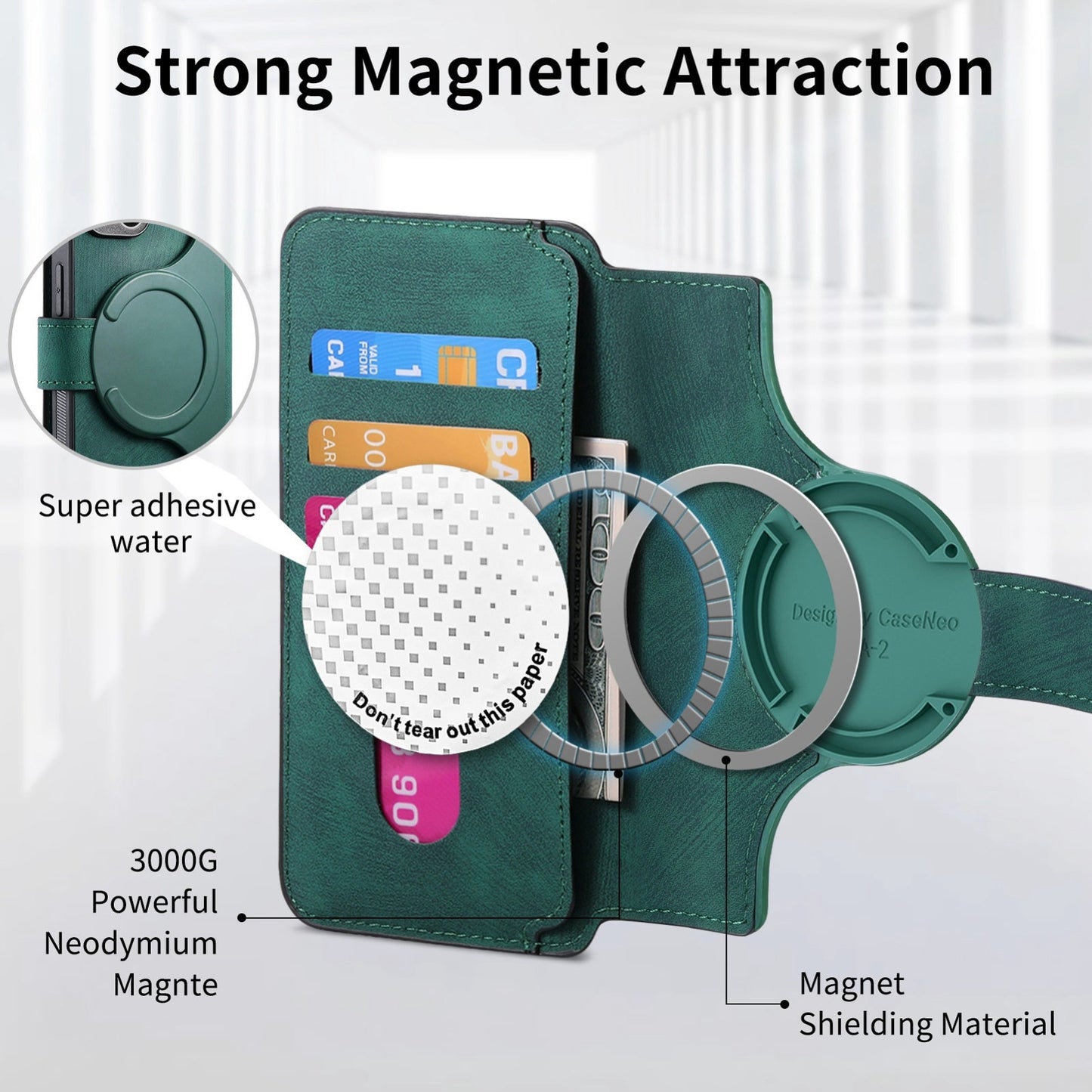 Redmi Note 13 Pro 5G Retro Leather Phone Case with Enhanced MagSafe Wireless Charging, RFID Anti-theft Protection, Kickstand & Magnetic Lock Wallet Cover