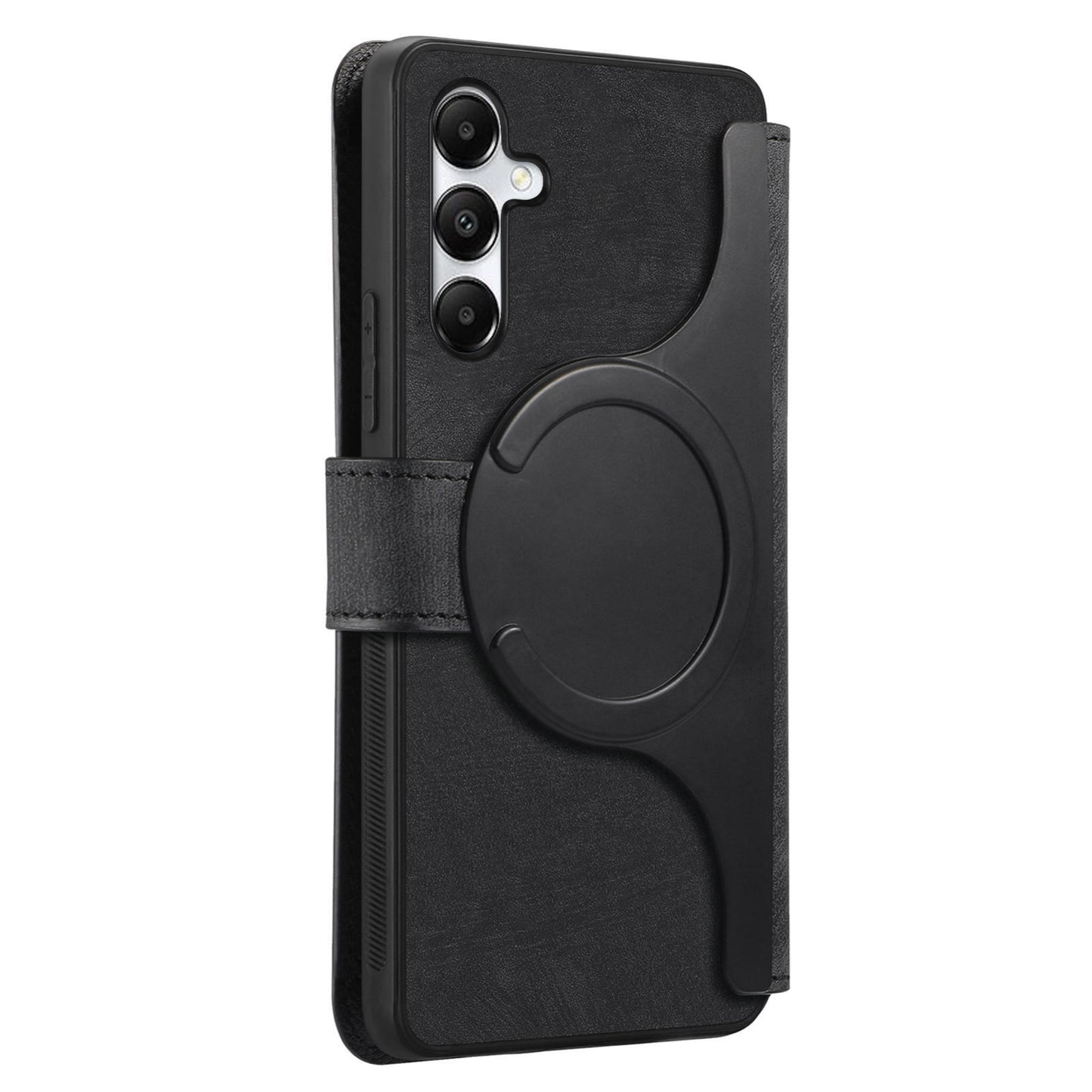 Samsung Galaxy A35 5G Retro Leather Phone Case with Enhanced MagSafe Wireless Charging, RFID Anti-theft Protection, Kickstand & Magnetic Lock Wallet Cover