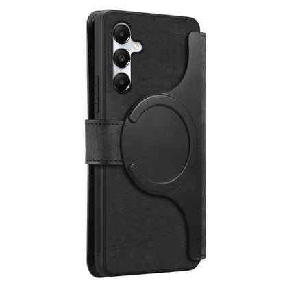 Samsung Galaxy A35 5G Retro Leather Phone Case with Enhanced MagSafe Wireless Charging, RFID Anti-theft Protection, Kickstand & Magnetic Lock Wallet Cover