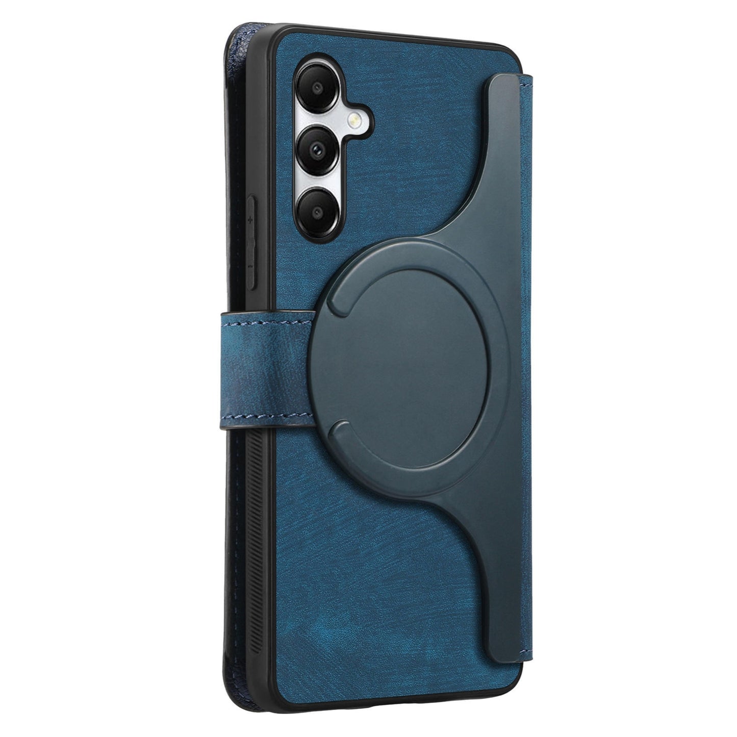 Samsung Galaxy A35 5G Retro Leather Phone Case with Enhanced MagSafe Wireless Charging, RFID Anti-theft Protection, Kickstand & Magnetic Lock Wallet Cover