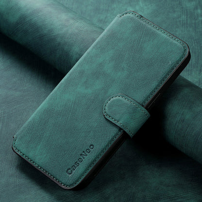 Samsung Galaxy A53 5G Retro Leather Phone Case with Enhanced MagSafe Wireless Charging, RFID Anti-theft Protection, Kickstand & Magnetic Lock Wallet Cover