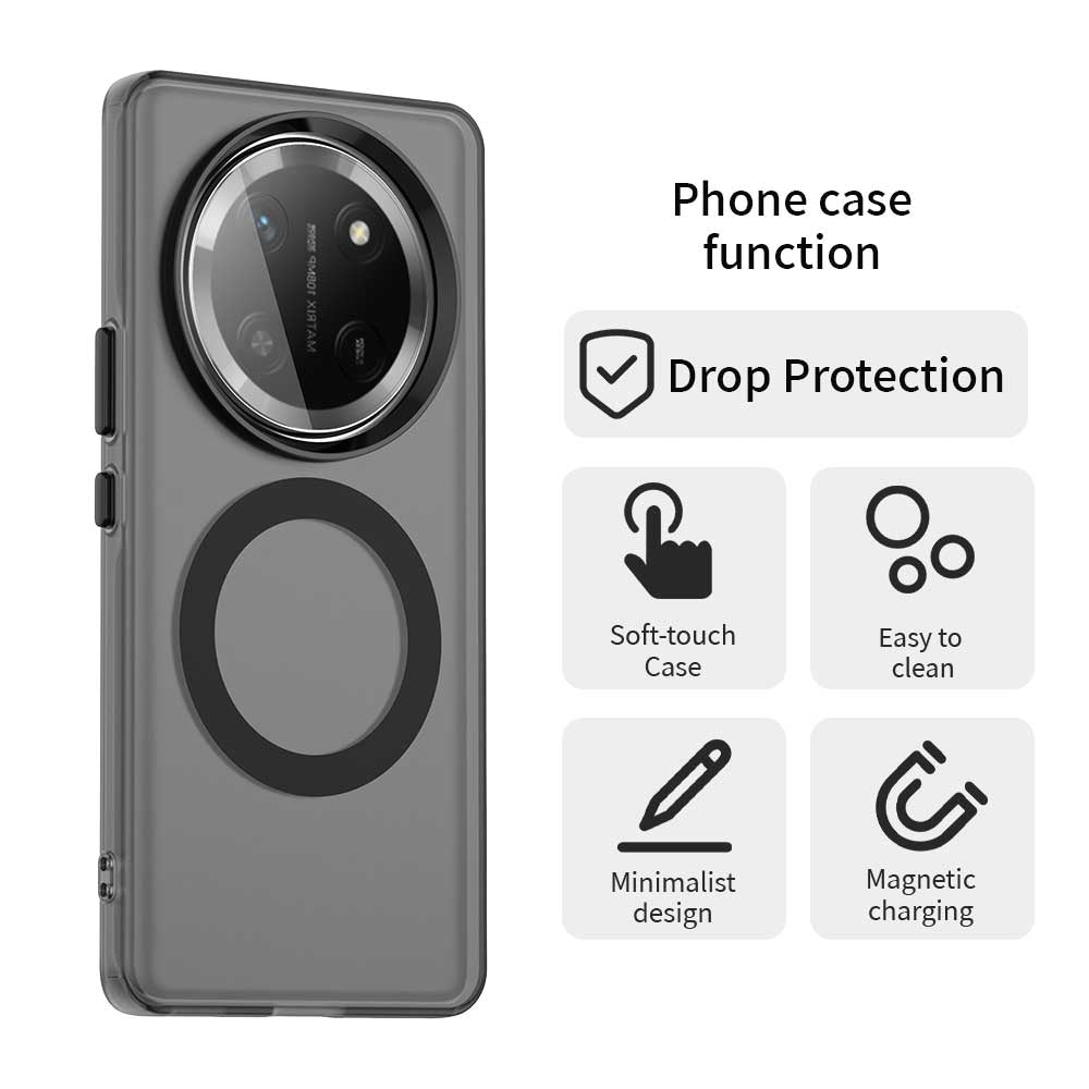 Honor X60 Pro Durable MagSafe Phone Case - Hybrid TPU & PC Design, Lightweight & Stylish, Candy Colour, Wireless Charging Friendly