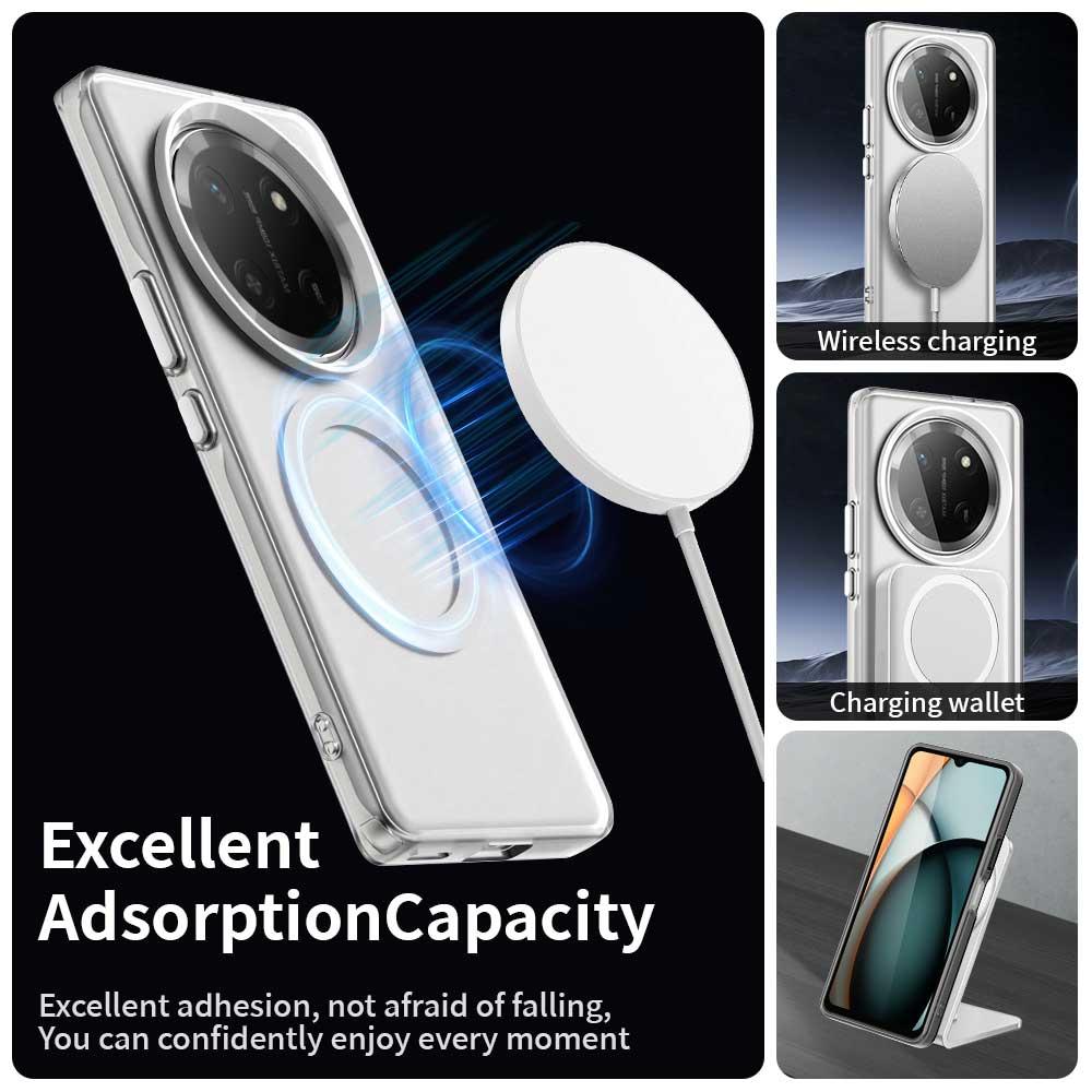 Honor Magic7 Lite Durable MagSafe Phone Case - Hybrid TPU & PC Design, Lightweight & Stylish, Candy Colour, Wireless Charging Friendly