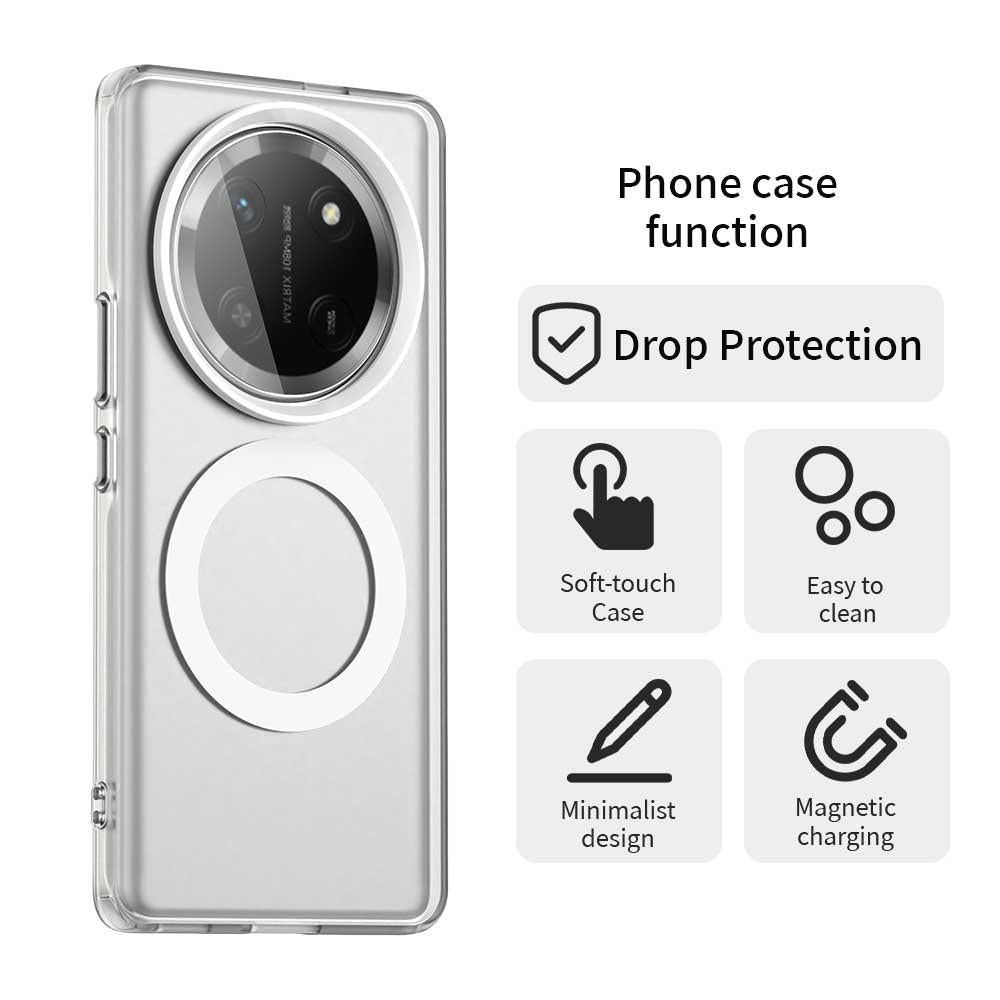 Honor Magic7 Lite Durable MagSafe Phone Case - Hybrid TPU & PC Design, Lightweight & Stylish, Candy Colour, Wireless Charging Friendly