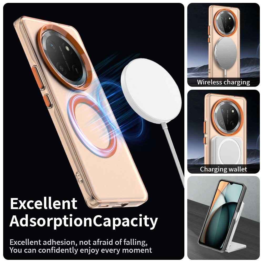 Honor Magic7 Lite Durable MagSafe Phone Case - Hybrid TPU & PC Design, Lightweight & Stylish, Candy Colour, Wireless Charging Friendly