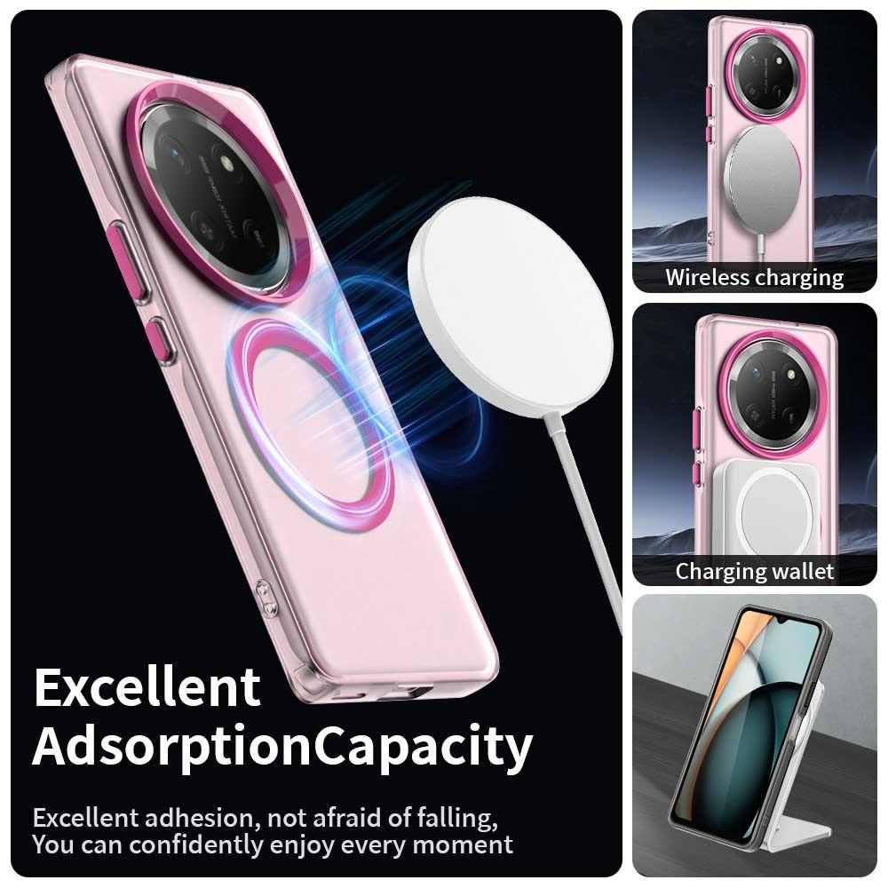 Honor Magic7 Lite Durable MagSafe Phone Case - Hybrid TPU & PC Design, Lightweight & Stylish, Candy Colour, Wireless Charging Friendly