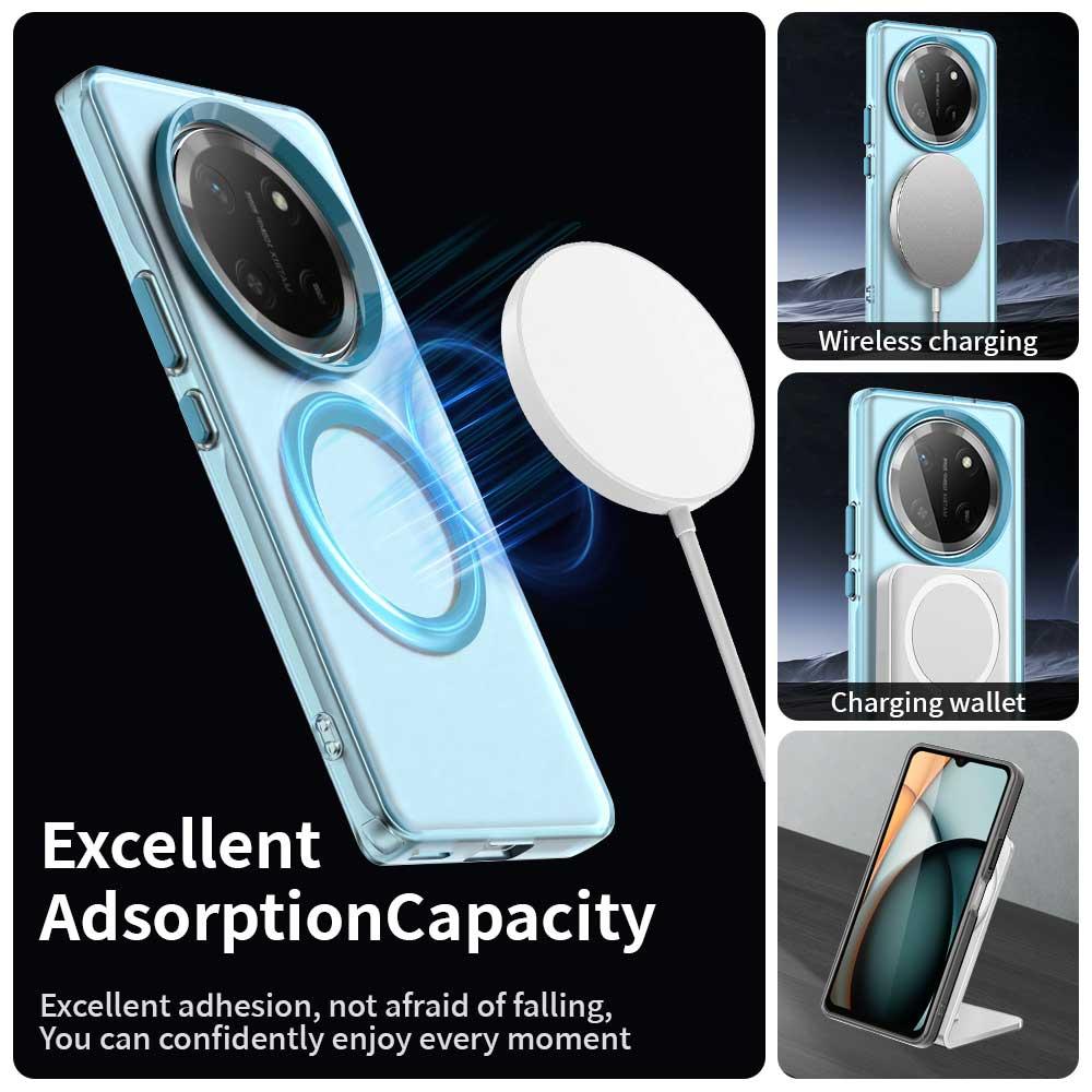 Honor Magic7 Lite Durable MagSafe Phone Case - Hybrid TPU & PC Design, Lightweight & Stylish, Candy Colour, Wireless Charging Friendly