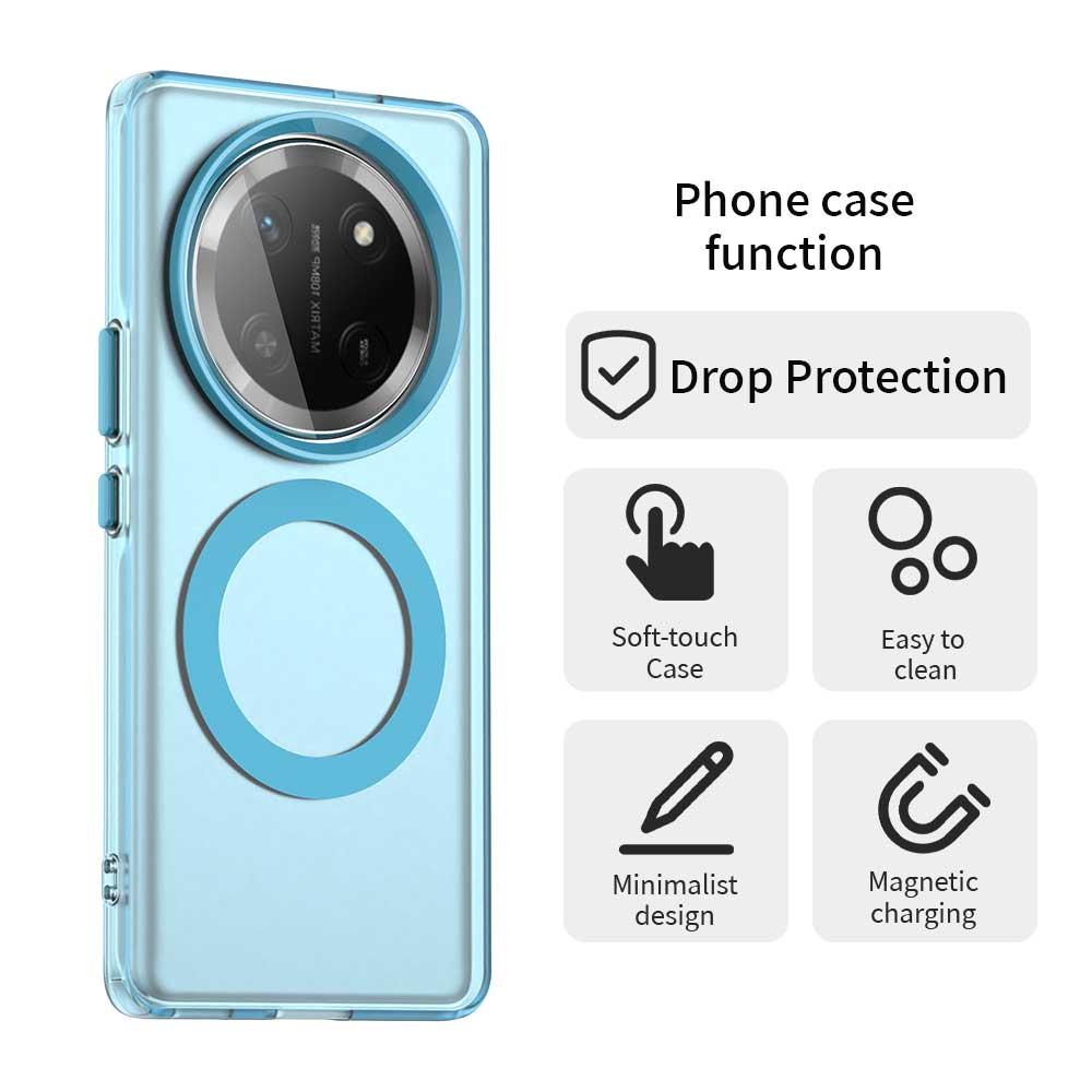 Honor Magic7 Lite Durable MagSafe Phone Case - Hybrid TPU & PC Design, Lightweight & Stylish, Candy Colour, Wireless Charging Friendly