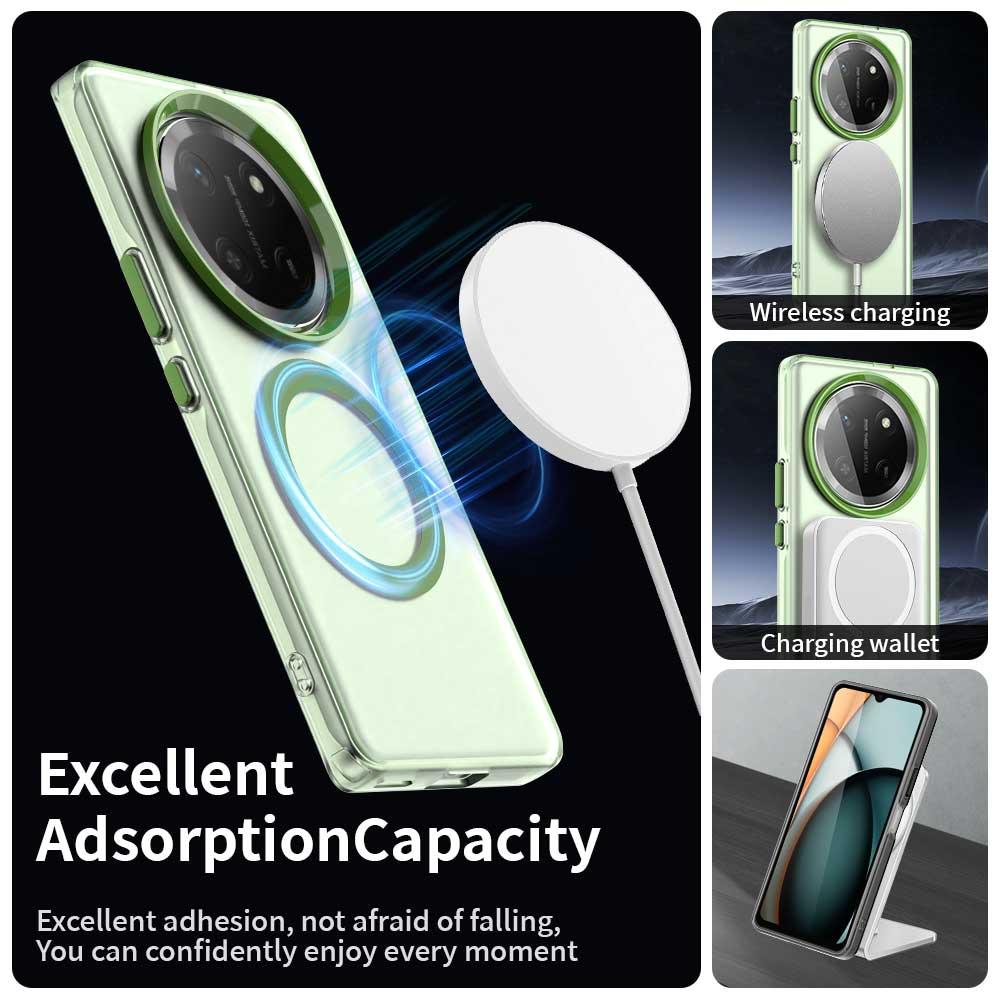 Honor Magic7 Lite Durable MagSafe Phone Case - Hybrid TPU & PC Design, Lightweight & Stylish, Candy Colour, Wireless Charging Friendly