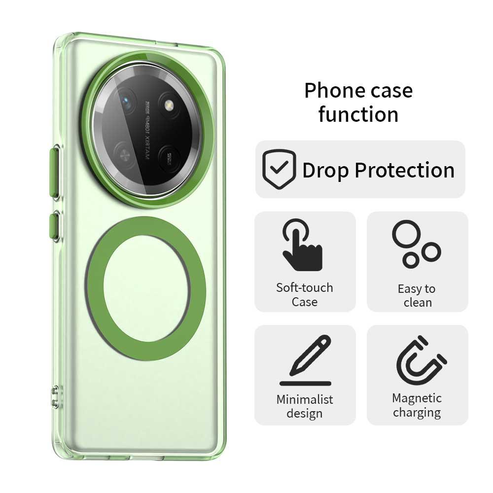 Honor Magic7 Lite Durable MagSafe Phone Case - Hybrid TPU & PC Design, Lightweight & Stylish, Candy Colour, Wireless Charging Friendly