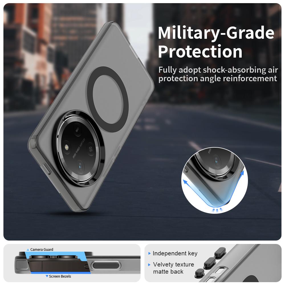 Honor X9c Durable MagSafe Phone Case - Hybrid TPU & PC Design, Lightweight & Stylish, Candy Colour, Wireless Charging Friendly