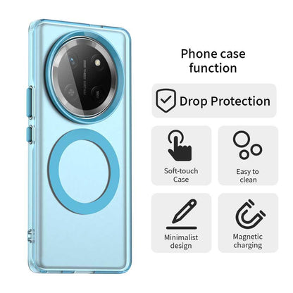 Honor X9c Durable MagSafe Phone Case - Hybrid TPU & PC Design, Lightweight & Stylish, Candy Colour, Wireless Charging Friendly