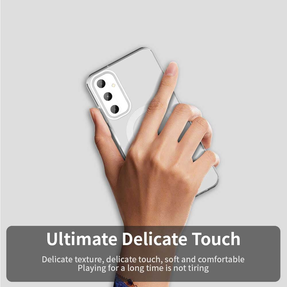 Samsung Galaxy M14 4G Durable MagSafe Phone Case - Hybrid TPU & PC Design, Lightweight & Stylish, Candy Colour, Wireless Charging Friendly