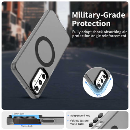 Samsung Galaxy M14 4G Durable MagSafe Phone Case - Hybrid TPU & PC Design, Lightweight & Stylish, Candy Colour, Wireless Charging Friendly