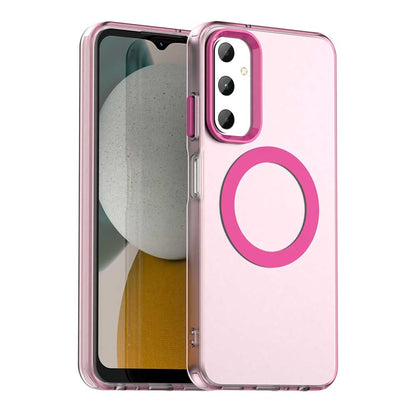 Samsung Galaxy M14 4G Durable MagSafe Phone Case - Hybrid TPU & PC Design, Lightweight & Stylish, Candy Colour, Wireless Charging Friendly