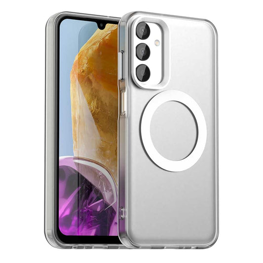 Samsung Galaxy M15 5G Durable MagSafe Phone Case - Hybrid TPU & PC Design, Lightweight & Stylish, Candy Colour, Wireless Charging Friendly