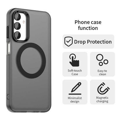 Samsung Galaxy M15 5G Durable MagSafe Phone Case - Hybrid TPU & PC Design, Lightweight & Stylish, Candy Colour, Wireless Charging Friendly