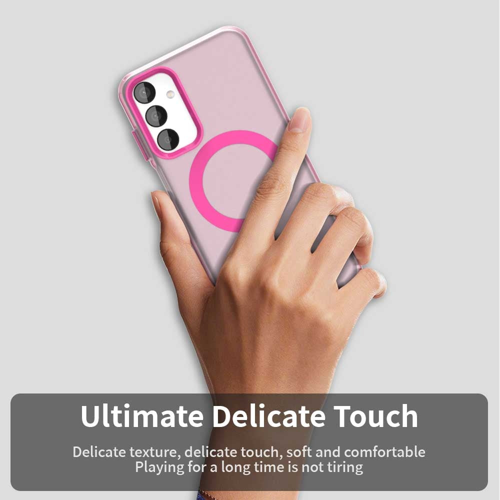 Samsung Galaxy M15 5G Durable MagSafe Phone Case - Hybrid TPU & PC Design, Lightweight & Stylish, Candy Colour, Wireless Charging Friendly