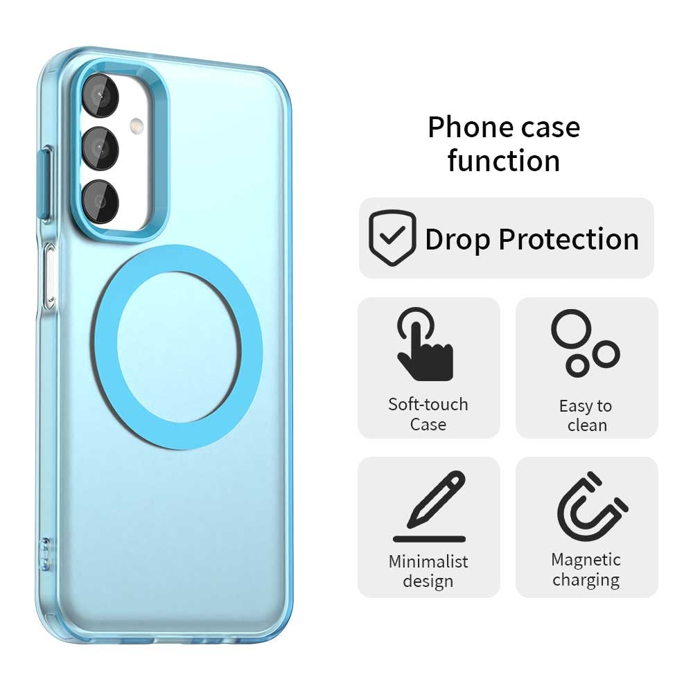 Samsung Galaxy M15 5G Prime Durable MagSafe Phone Case - Hybrid TPU & PC Design, Lightweight & Stylish, Candy Colour, Wireless Charging Friendly