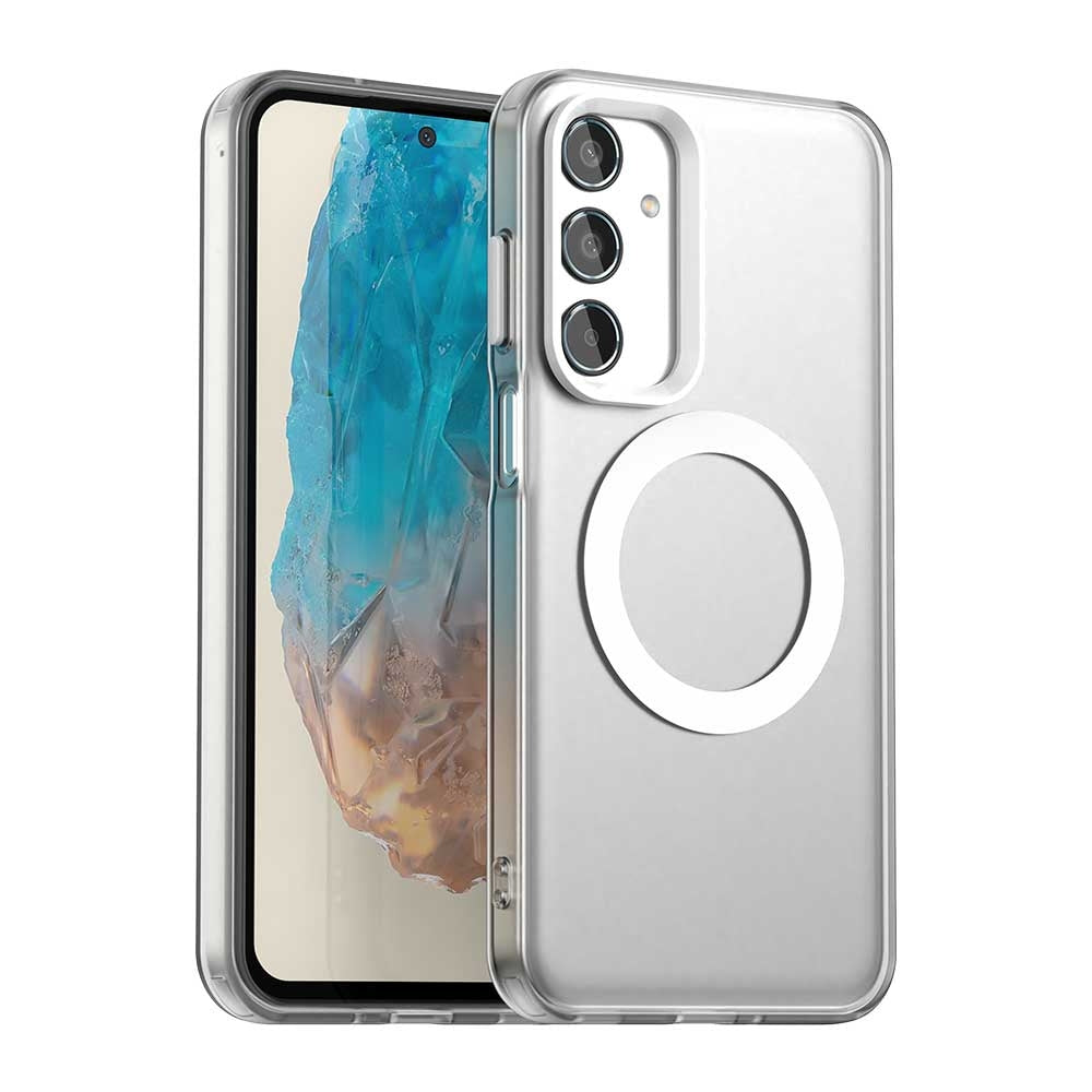 Samsung Galaxy M35 5G Durable MagSafe Phone Case - Hybrid TPU & PC Design, Lightweight & Stylish, Candy Colour, Wireless Charging Friendly