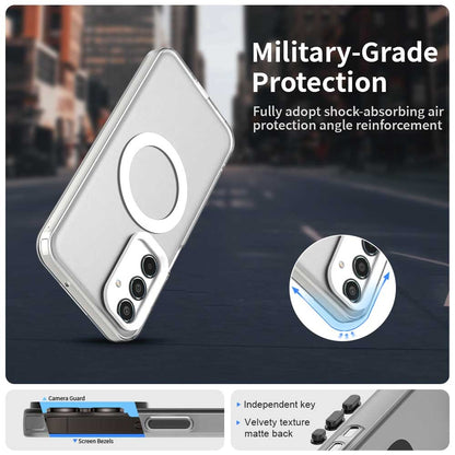 Samsung Galaxy M35 5G Durable MagSafe Phone Case - Hybrid TPU & PC Design, Lightweight & Stylish, Candy Colour, Wireless Charging Friendly