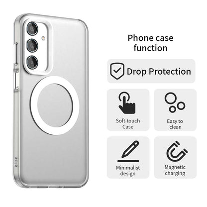 Samsung Galaxy M35 5G Durable MagSafe Phone Case - Hybrid TPU & PC Design, Lightweight & Stylish, Candy Colour, Wireless Charging Friendly