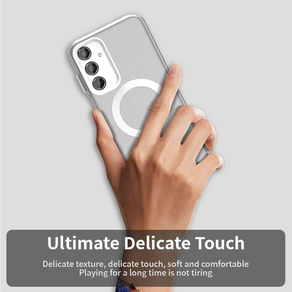 Samsung Galaxy M35 5G Durable MagSafe Phone Case - Hybrid TPU & PC Design, Lightweight & Stylish, Candy Colour, Wireless Charging Friendly