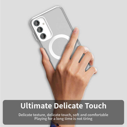 Samsung Galaxy M35 5G Durable MagSafe Phone Case - Hybrid TPU & PC Design, Lightweight & Stylish, Candy Colour, Wireless Charging Friendly