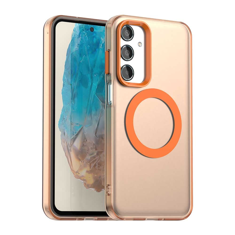 Samsung Galaxy M35 5G Durable MagSafe Phone Case - Hybrid TPU & PC Design, Lightweight & Stylish, Candy Colour, Wireless Charging Friendly