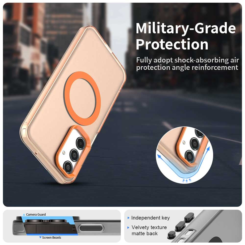 Samsung Galaxy M35 5G Durable MagSafe Phone Case - Hybrid TPU & PC Design, Lightweight & Stylish, Candy Colour, Wireless Charging Friendly